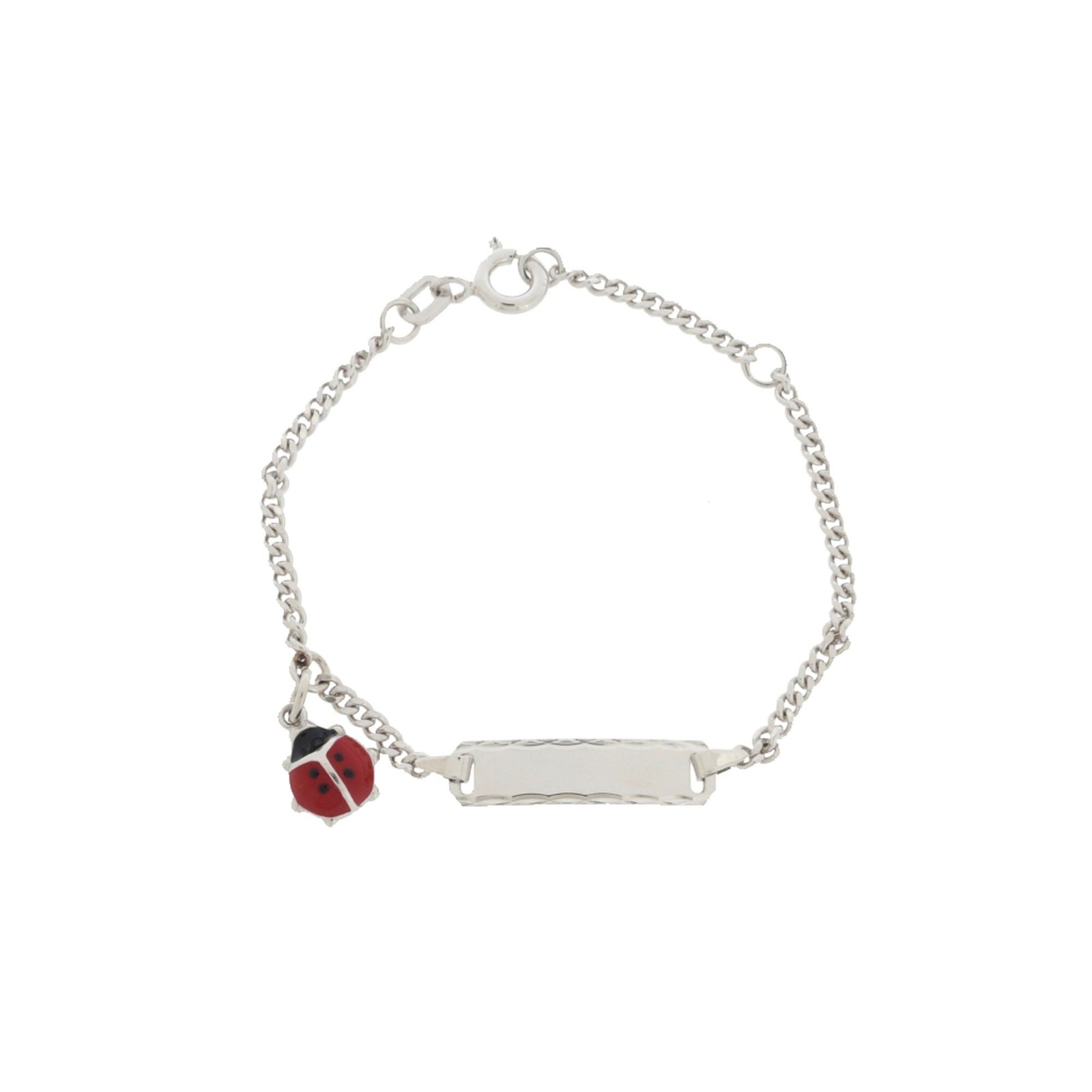 Miamar SAB25 Mdchen Armband Marienkfer Sterling-Silber 925 rot 14 cm 8190₽