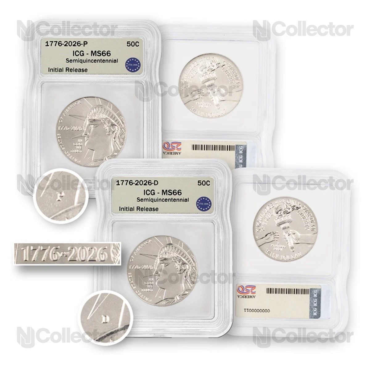 ICG Grade MS 66 US Half Dollar Coins for sale | eBay