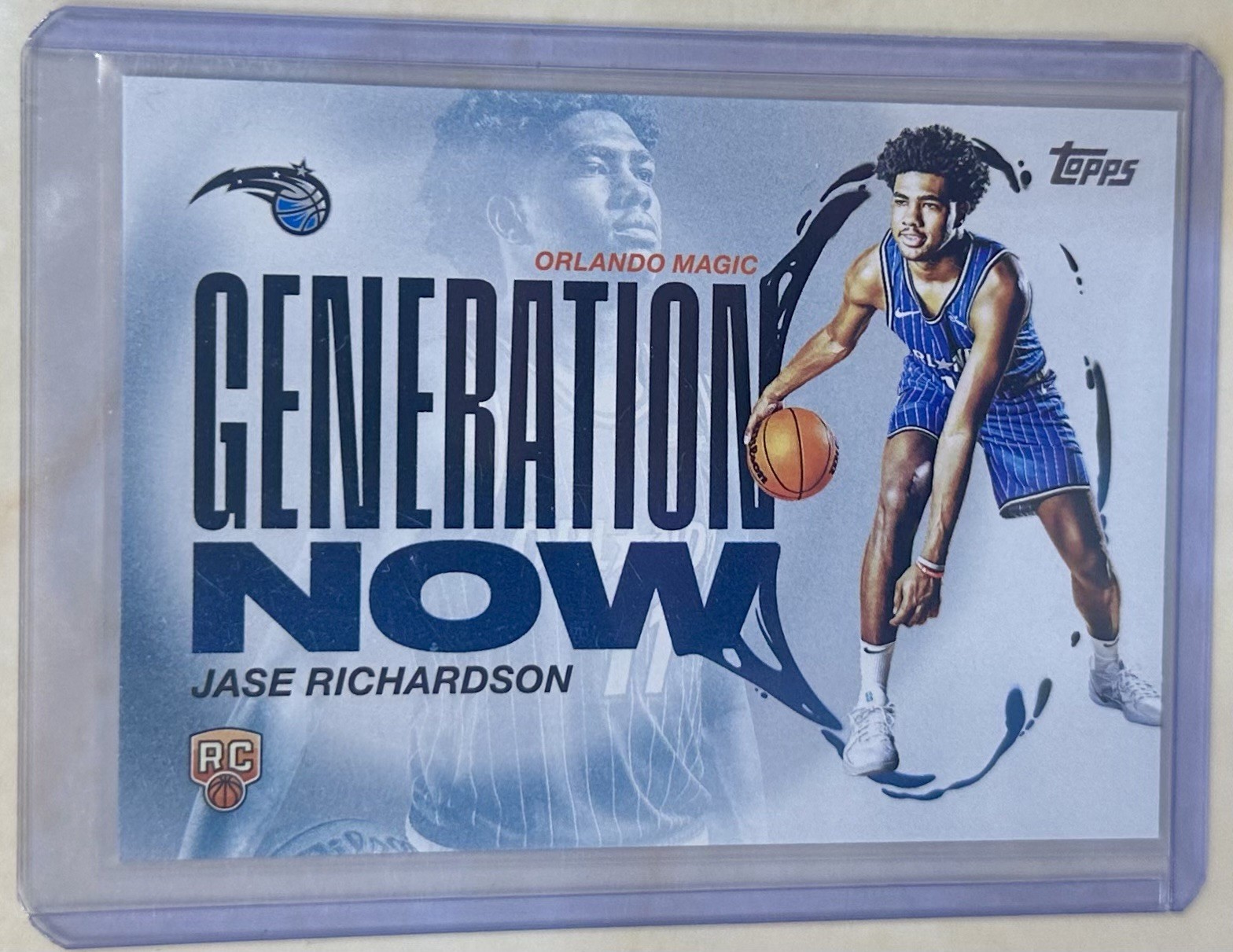2025-26 Topps Flagship #GN-25 Jase Richardson Generation Now RC