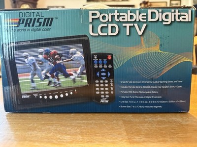 Digital Prism Portable Digital LCD TV 7 Inch Screen BRAND NEW SEALED