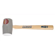 Estwing DH-18N Dead Head Non Marring Rubber Mallet with Hickory Handle 18 oz.