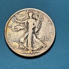 (1) Beautiful Toned Antique 1921-P Walking Liberty Half Dollar F/VF KEY DATE — photo 10