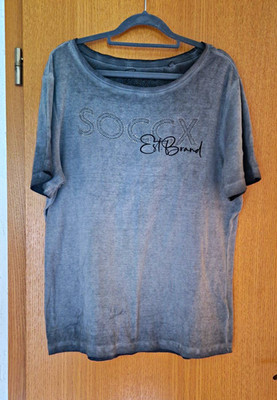 Soccx Damen T-Shirt grau Gr. XXL - 44
