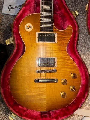 2025 Gibson Usa Les Paul Standard Honey Burst  Flame Top! Guitar New!