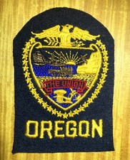 GEMSCO NOS Vintage Patch STATE OF OREGON SEAL OR - Original - 1970 MINT