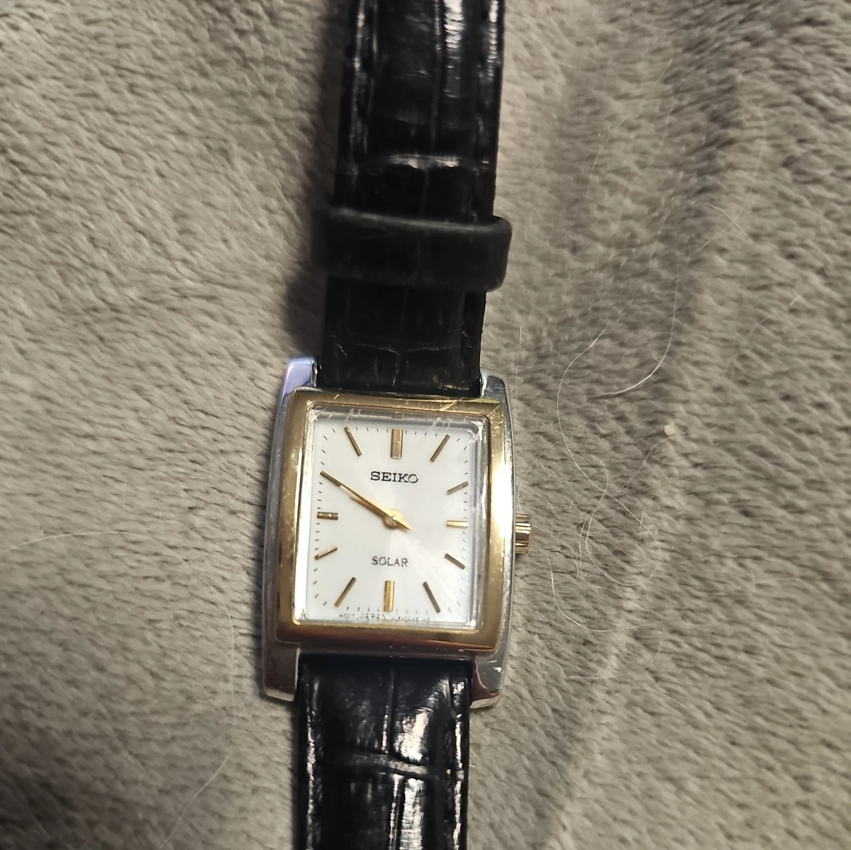 Seiko Solar Stainless Steel Case Square Wristwatches for sale | eBay