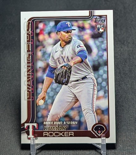 Kumar Rocker MLB Debut Rookie RC 2025 Topps Update Series Card #US264 ...
