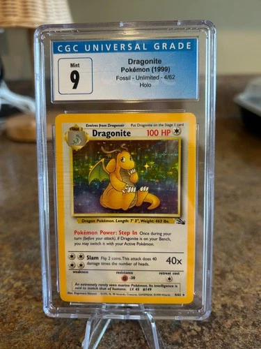 Dragonite 4/62 Fossil Holo