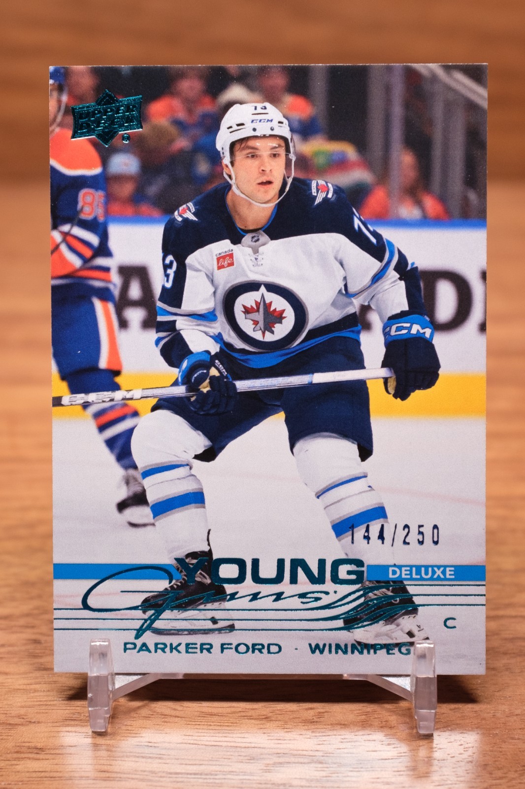2025-26 Upper Deck Young Guns Deluxe /250 #246 Parker Ford - Winnipeg Jets RC