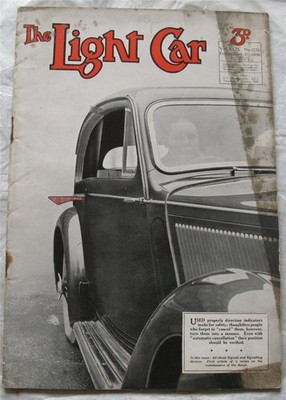 The Light Car Magazine 20 Nov 1936 Rover 10/12 Maintenance Scottish Show report