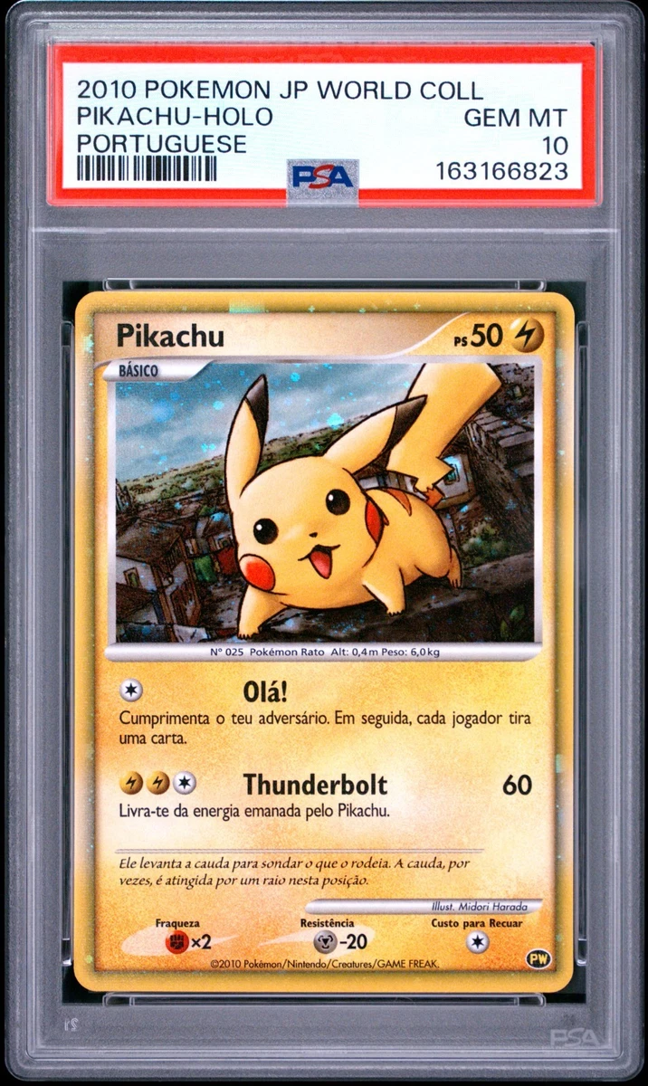 Pikachu Pokémon TCG Professional Sports Authenticator (PSA