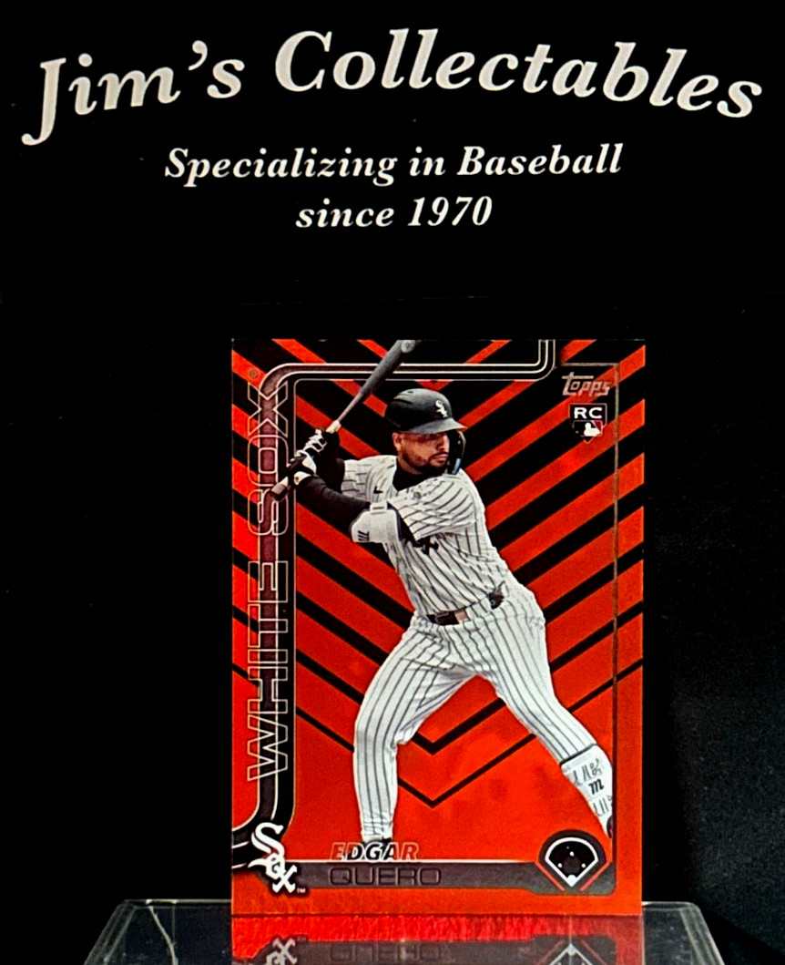 2025 Topps Update Holiday Foil Edgar Quero RC Chicago Sox #US145