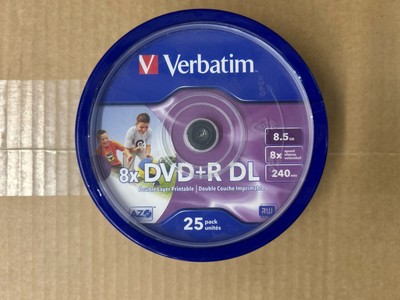 Verbatim DVD+R DL 25er Pack 8.5GB-neu