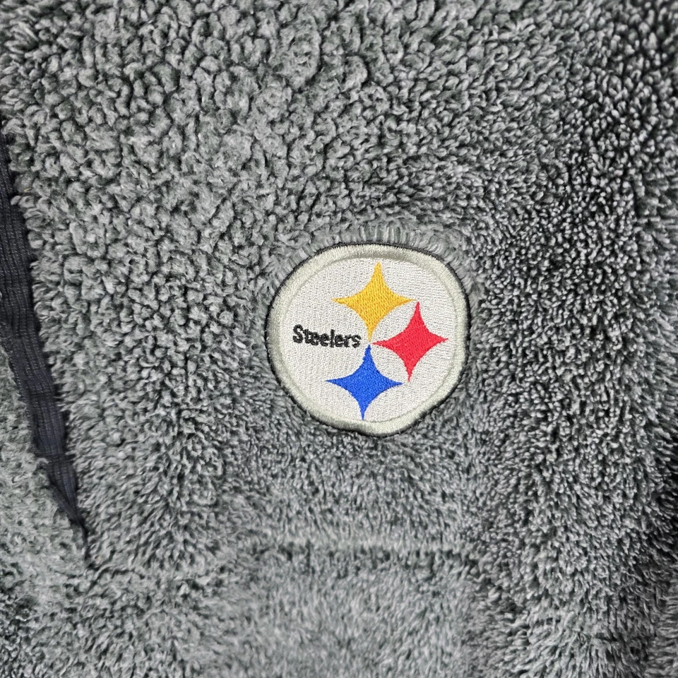Chaqueta de mujer Pittsburgh Steelers NFL forrada de sherpa talla grande Foto 3 de 4