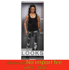 Barbie Signature Looks Ken Doll (Long Brunette Hair) Fully Posable (e20)