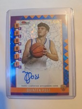 2024/25 Topps Finest Quinten Post Rookie Finest Auto 🔥/99 🔥RC