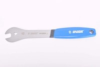 Unior 1613/2DP PedalschlüSsel 15 Mm Schmal LasergefräSt Blau 270 Mm