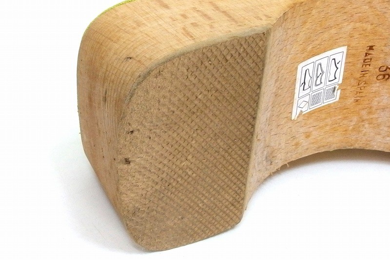 HERMES Four-Toe Canvas Cross Strap Sandals, Size 36, US6, Lime Green, Women's thumbnail 8