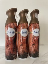 Febreze Air Mist Wood Amber Oud Cedar Air Freshener Spray 8.8 oz Lot Of 3