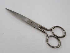 Vintage Hot Drop Forged Steel Tailors 6" Shears Scissors. Made In Italy