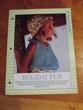 CROCHET PATTERN HOLIDAY FUN FASHION COLLECTION CREATIVE NEEDLES *GREAT*