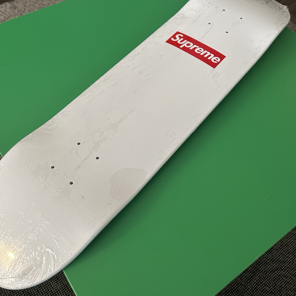 Supreme 20th Anniversary Box Logo White Skateboard Deck 1994-2014
