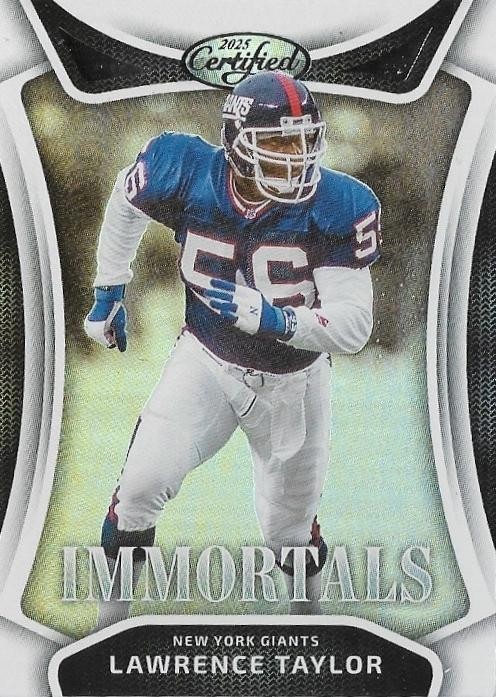 LAWRENCE TAYLOR 2025 Panini Certified Immortals #IM-LTR Giants North Carolina 🔥
