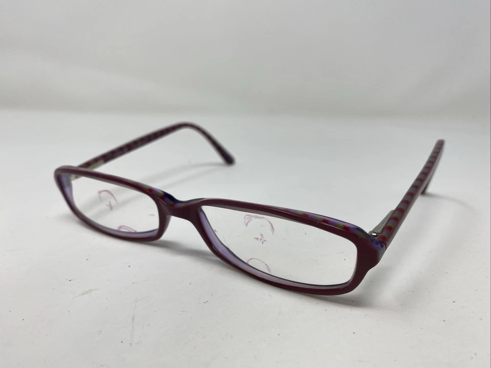 Marco de gafas Jill Stuart JS 167-2 51-16-135 púrpura menta borde completo TZ26 Foto 2 de 4