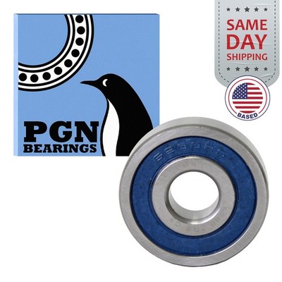 (100) 6200-2RS Premium Rubber Seal Ball Bearing C3 EMQ, 10x30x9 6200 2RS 6200rs