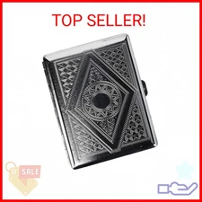 Retro Cigarette Case Victorian Style Metal Holder for Regular, King and 100's