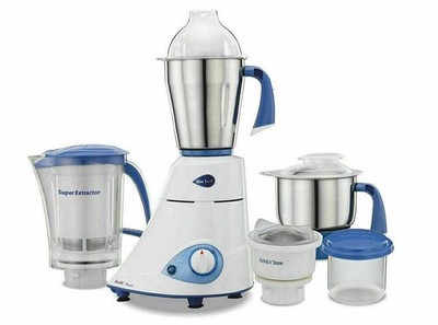 Preethi Blue Leaf Platinum MG 139 750-Watt Mixer Grinder 4 Jars Express Shipping