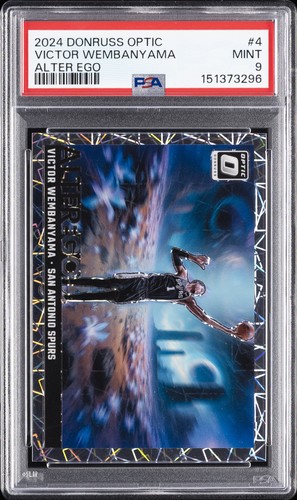 2024 PANINI DONRUSS OPTIC ALTER EGO #4 VICTOR WEMBANYAMA PSA 9