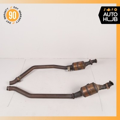 06-11 Mercedes W164 ML350 M272 Engine Left & Right Exhaust Downpipe Set OEM