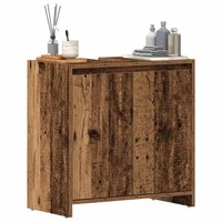 Waschbeckenunterschrank Altholz-Optik 60X33X60 Cm Holzwerkstoff