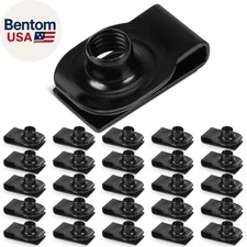 25 Pcs Extruded U Type Nuts Bumper Fender U Style Clip on Nut Extruded U Style S