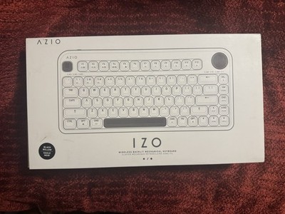 Azio Ik404 Izo Bluetooth And Usb Mechanical Computer Keyboard, Blue Switches