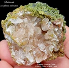 Mottramite and calcite - Tsumeb mine Namibia