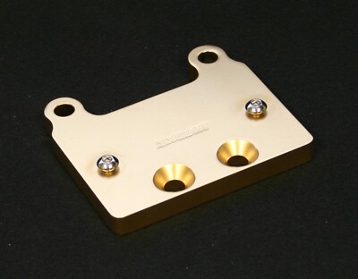 Accutronix POLISHED Billet Regulator Mount, SHOVEL & EVO (Brass Pictured)