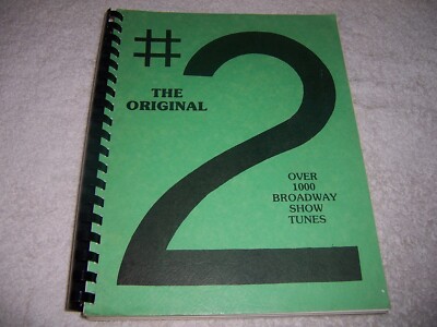 The Original #2 Over 1000 Broadway Show Tunes pb songbook music score fake book