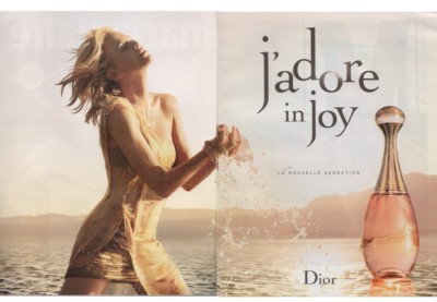 Werbepapier - Advertising Paper - J'adore In Joy von Christian Dior 2 Seiten