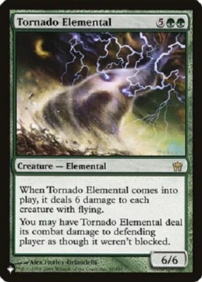MTG magic 1x Tornado Elemental (M/NM) The List Reprints