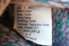 SONOMA FAIR ISLE MARBLE KNIT SWEATER CHALET BOOTS PURPLE GIRLS SZ 4 EUC — photo 6