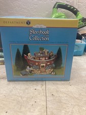 DEPARTMENT 56 STORYBOOK Village Collection Porcelain Lighted Lighted NOAHS Ark