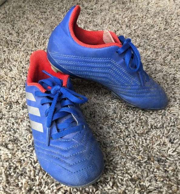 Adidas Predator Boys Soccer Cleats Size 12k Color Blue/red eBay