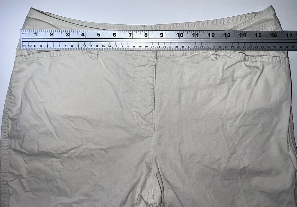 A.N.A. Женские шорты-бермуды миниатюрный размер 12P белые цвета слоновой кости легкие - Изображение 4 из 4