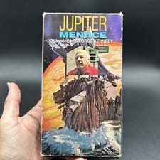 Vintage Scifi VHS Documentatu Planetary Jupiter Menace George Kennedy Space