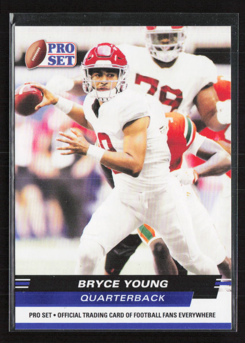 2022 Pro Set Draft #PS-01 Bryce Young Blue Alabama Crimson Tide (X)