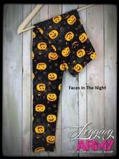 Faces In The Night- Plus Size 14-20 Leggings