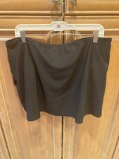 NWOT NAVY BLACK Time Tru Swimsuit Skirt BRAND NEW 16-18