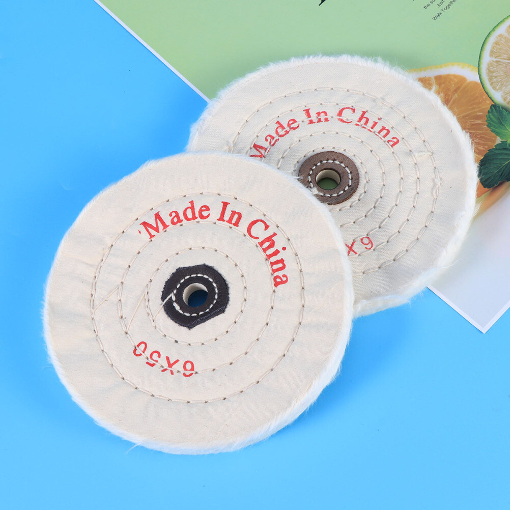 2 PCS Polishing Wheel for Drill Buffing Wheels Rotary Tool Mirror